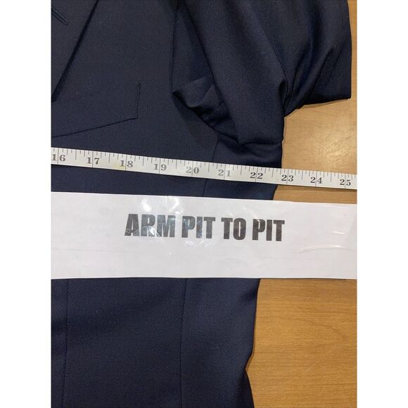 Loro Piana Samuelsohn Blazer Mens‎ 42R Navy Blue 110s Wool Jacket Sport Coat - Picture 4 of 14